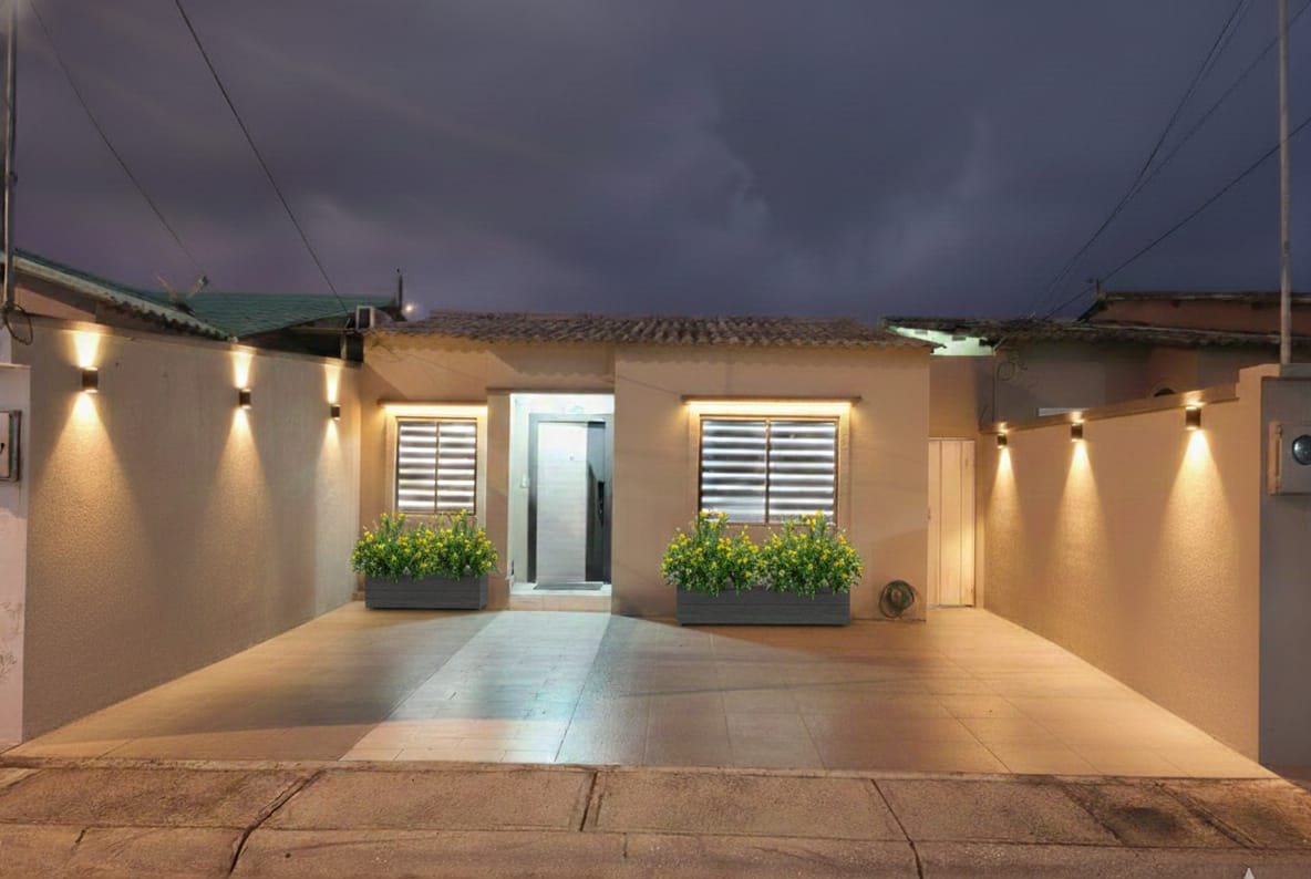 Casa antes, techo tradicional